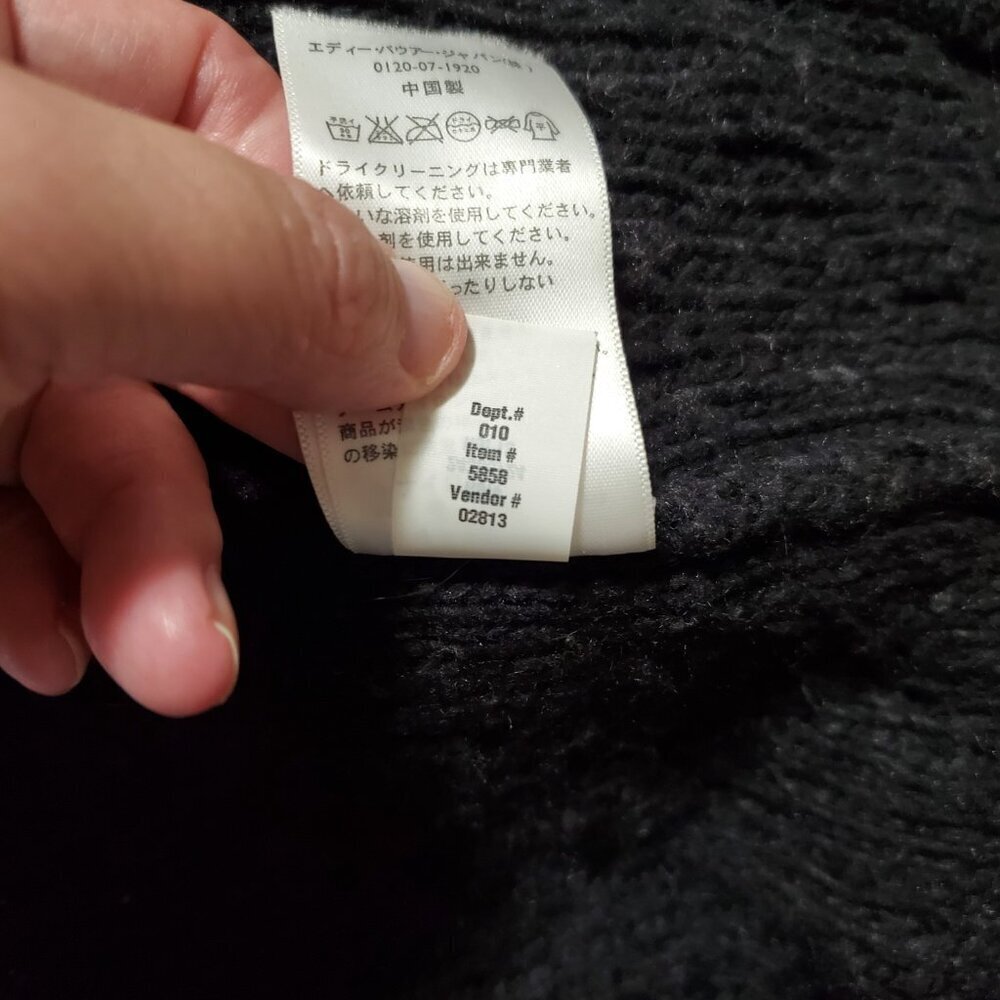 Eddie Bauer Womens Petite Large Wool Blend Sweater – Braided Knit Detail Size L - Picture 8 of 9